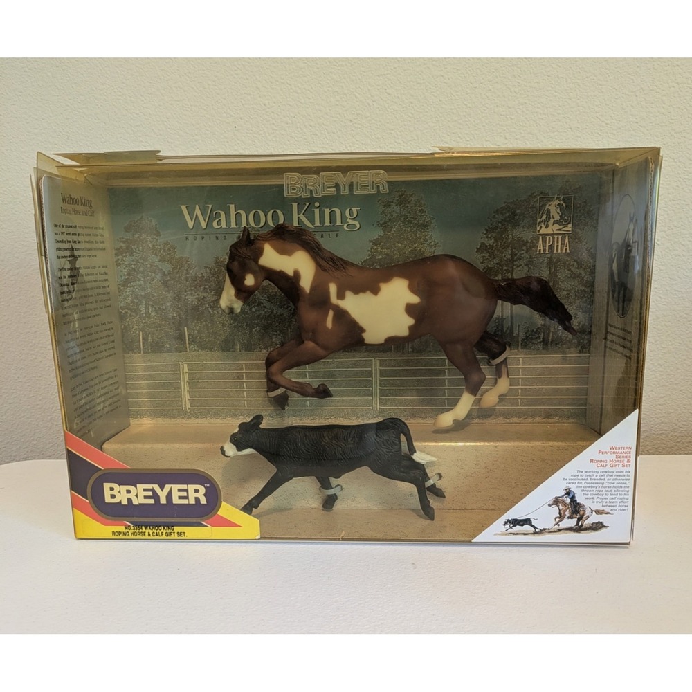 Breyer Wahoo King 3354 Roping Horse And Calf
